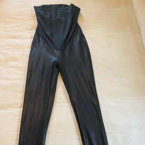 Maternity Spanx Leather Leggings